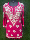 Chikankari modal short top