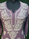 Chikankari modal short top