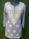 Chikankari modal short top