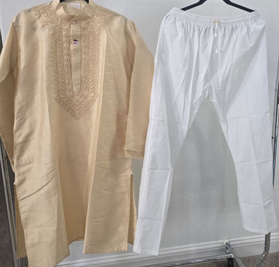 Lucknow chikankari (handwork) kurta set