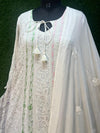 Lucknowi chikankari anarkali