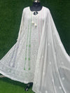 Lucknowi chikankari anarkali