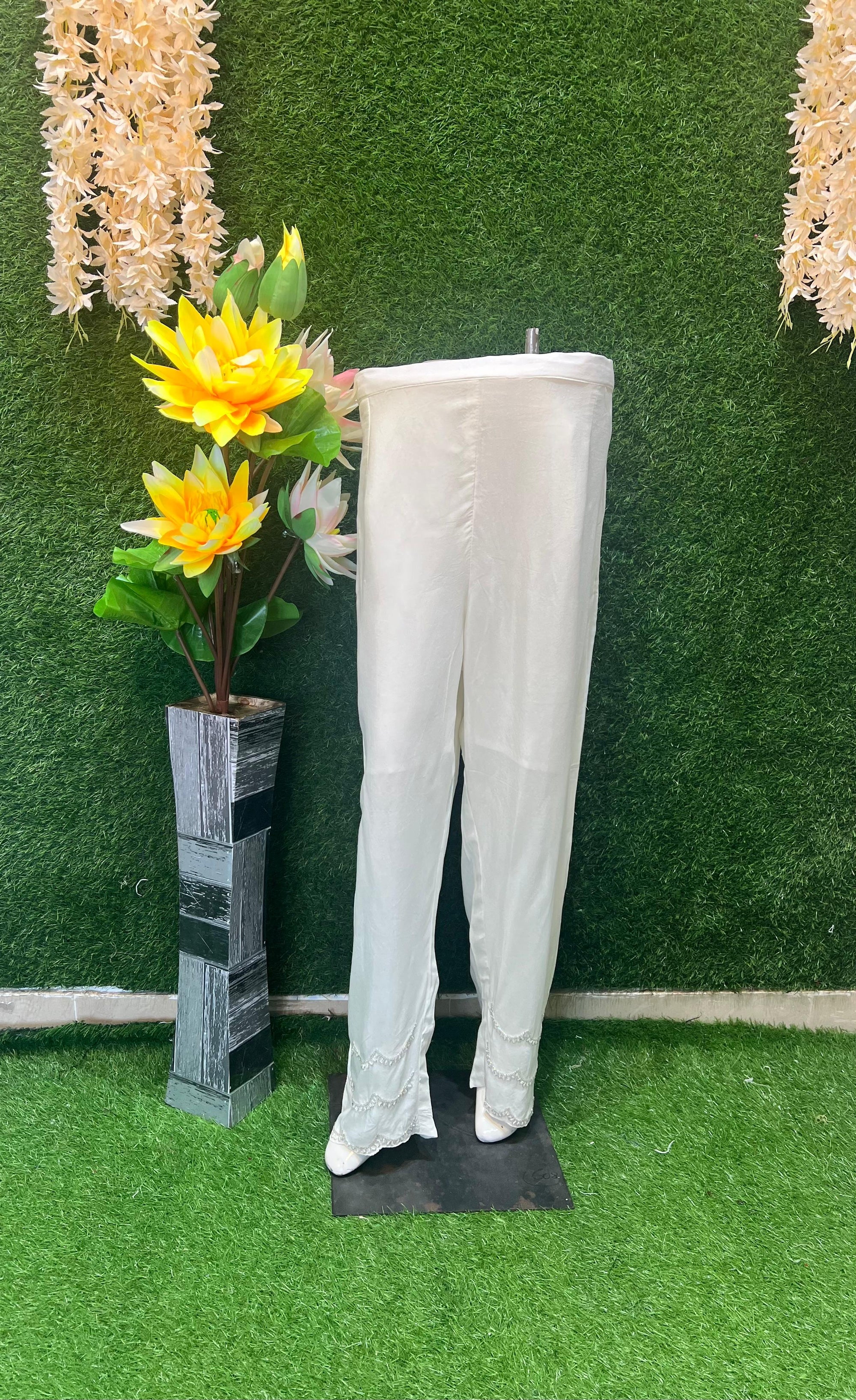 Party wear dress silk suit set with embroidery