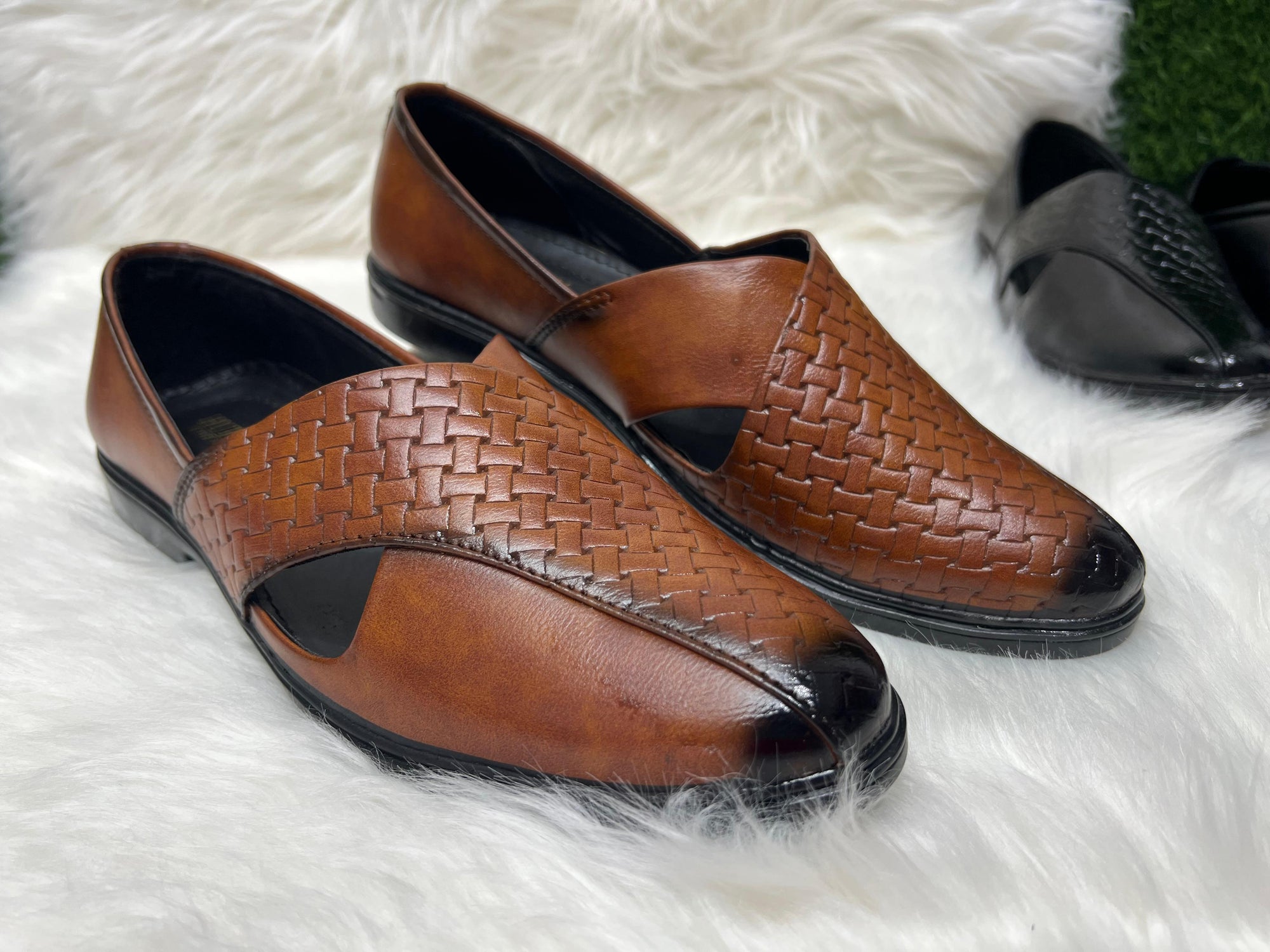 Crafted with traditional finesse and leather detailing, our Peshawari sandals are the go-to footwear for weddings, Eid, and everyday wear.