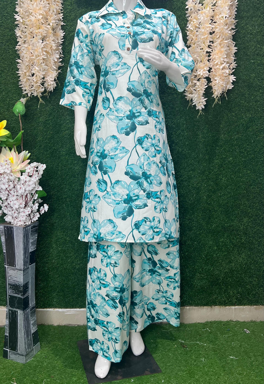 Printed Summer Coord Set – Effortless Everyday Style