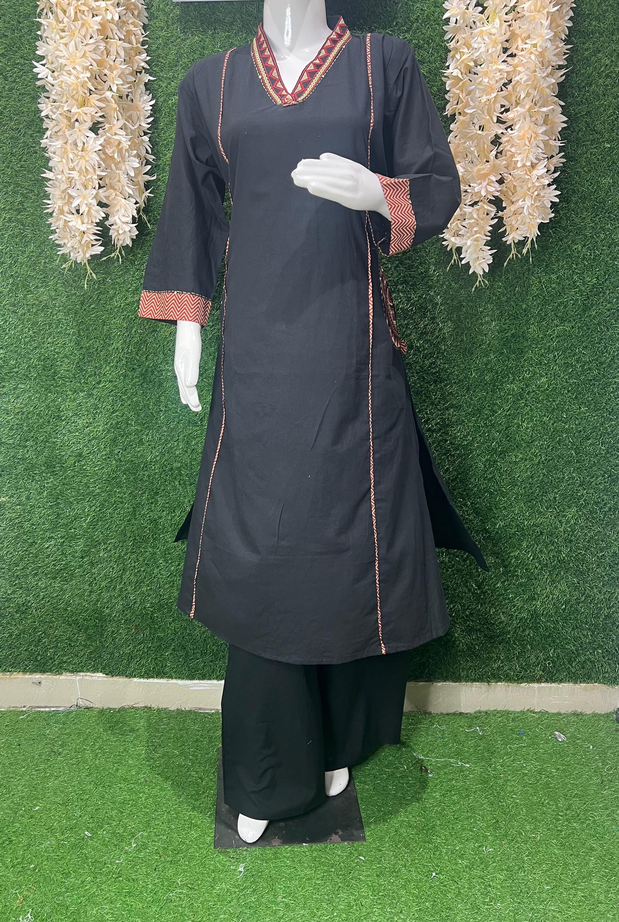 Effortless Elegance: Lightweight & Stylish Cotton Suit Set