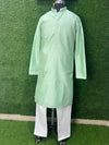 Men’s Jacquard Silk Kurta Set with Full Cotton Lining