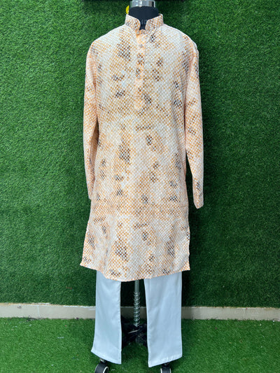 Men’s Kurta Set with Elegant Sequin Work