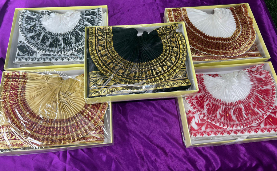 Jamdani Draped Dhoti for Men – Pre-Stitched Regal Wear