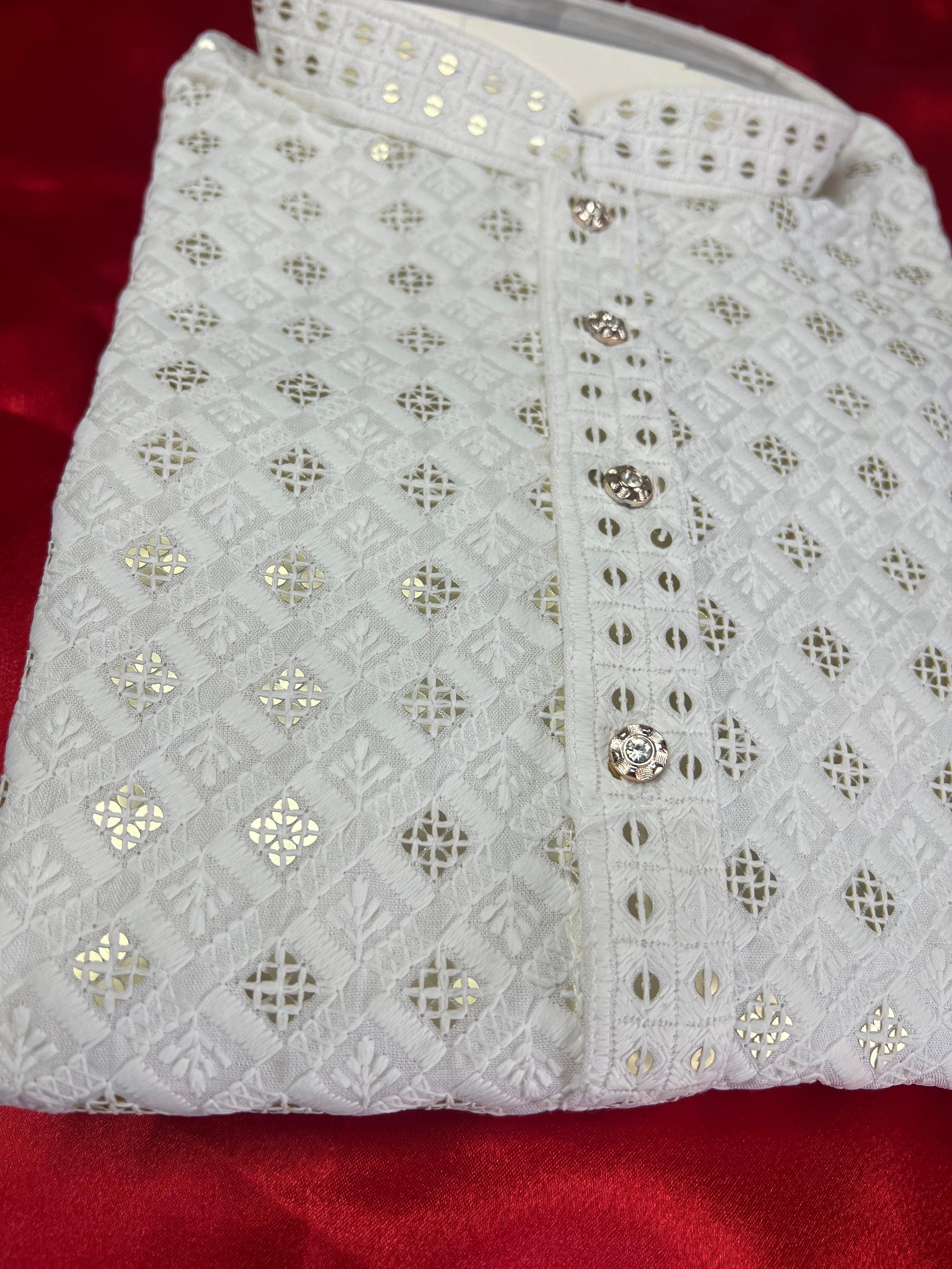 Kurta Set with Elegant Sequin Work