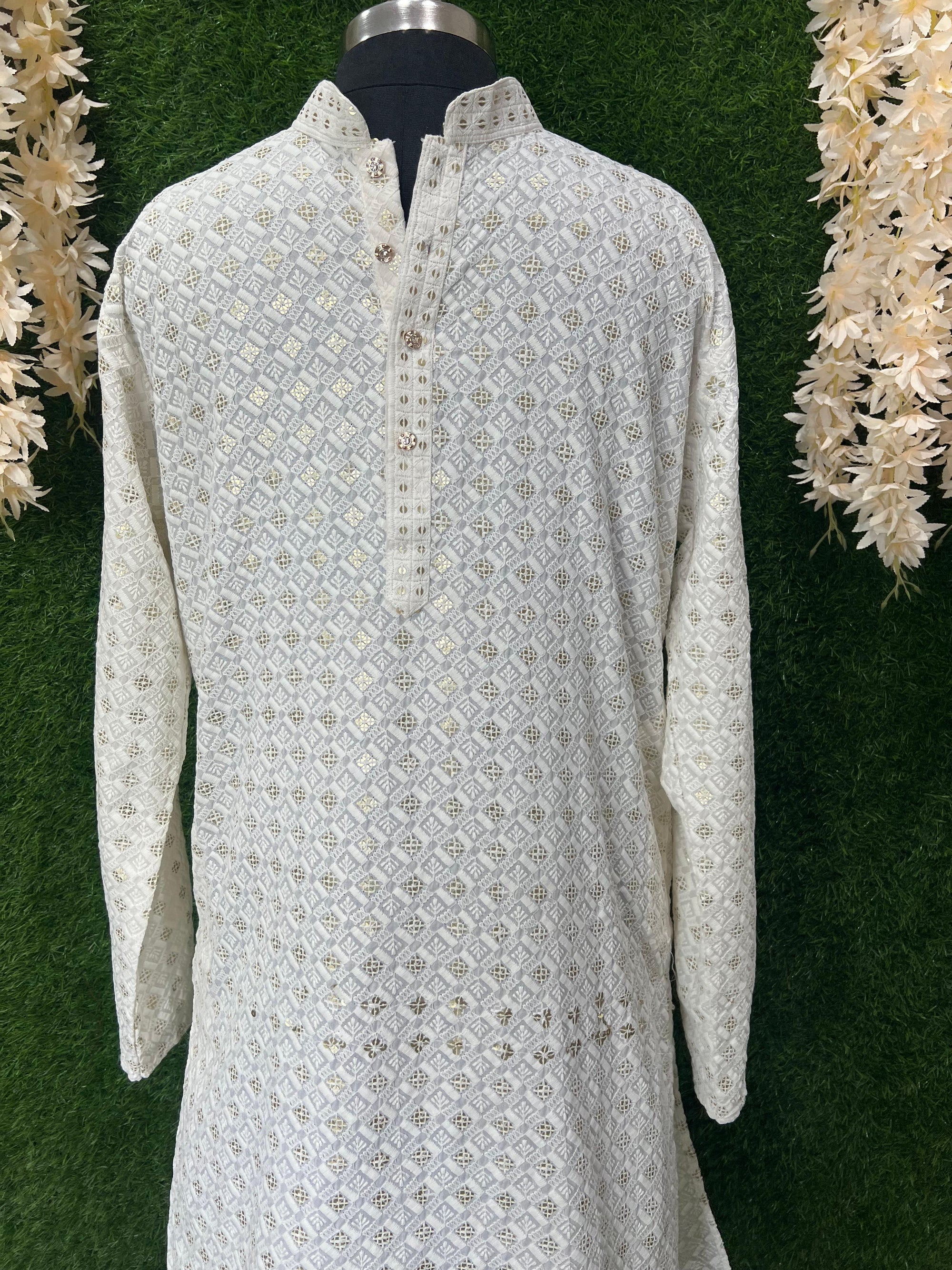 Kurta Set with Elegant Sequin Work