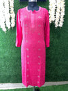 Viscose Kurti with Lucknowi Chikankari & Hand Embroidered Cutdana Work