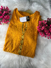 Lucknowi Chikankari Long Kurti with Full Hand Embroidery