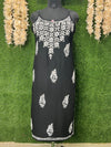 Lucknowi Chikankari Strappy Long Kurta