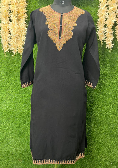 Kashmiri Pheran with Kashmiri Work on Neck and Sleeves