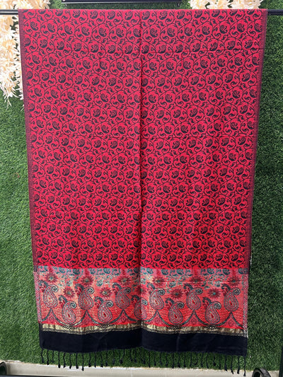 Women’s Printed Woolen Stole – Soft & Warm Winter Stole