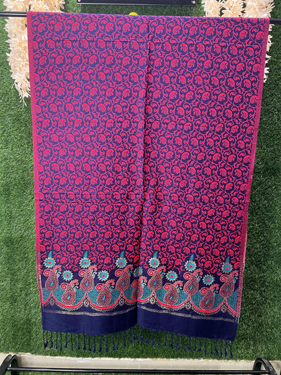 Women’s Printed Woolen Stole – Soft & Warm Winter Stole