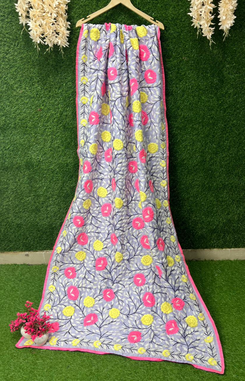 Multi Color Phulkari Handwork Dupatta