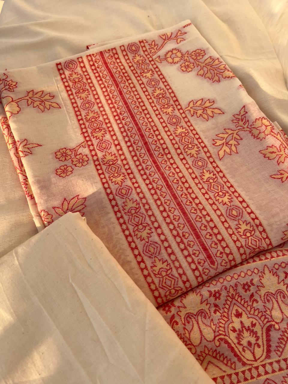 Kashmiri Kani Weaved Suit Set
