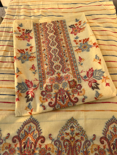 Kashmiri Kani Weaved Suit Set