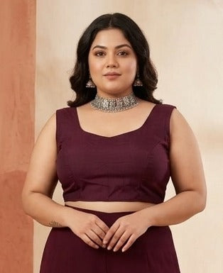Plus Size Rayon Blouse for Women