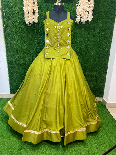 Mirror Work Lehenga Choli Set