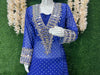 Stylish Georgette Shrug Kurti Set with Pants & Blouse – Real Mirror Work