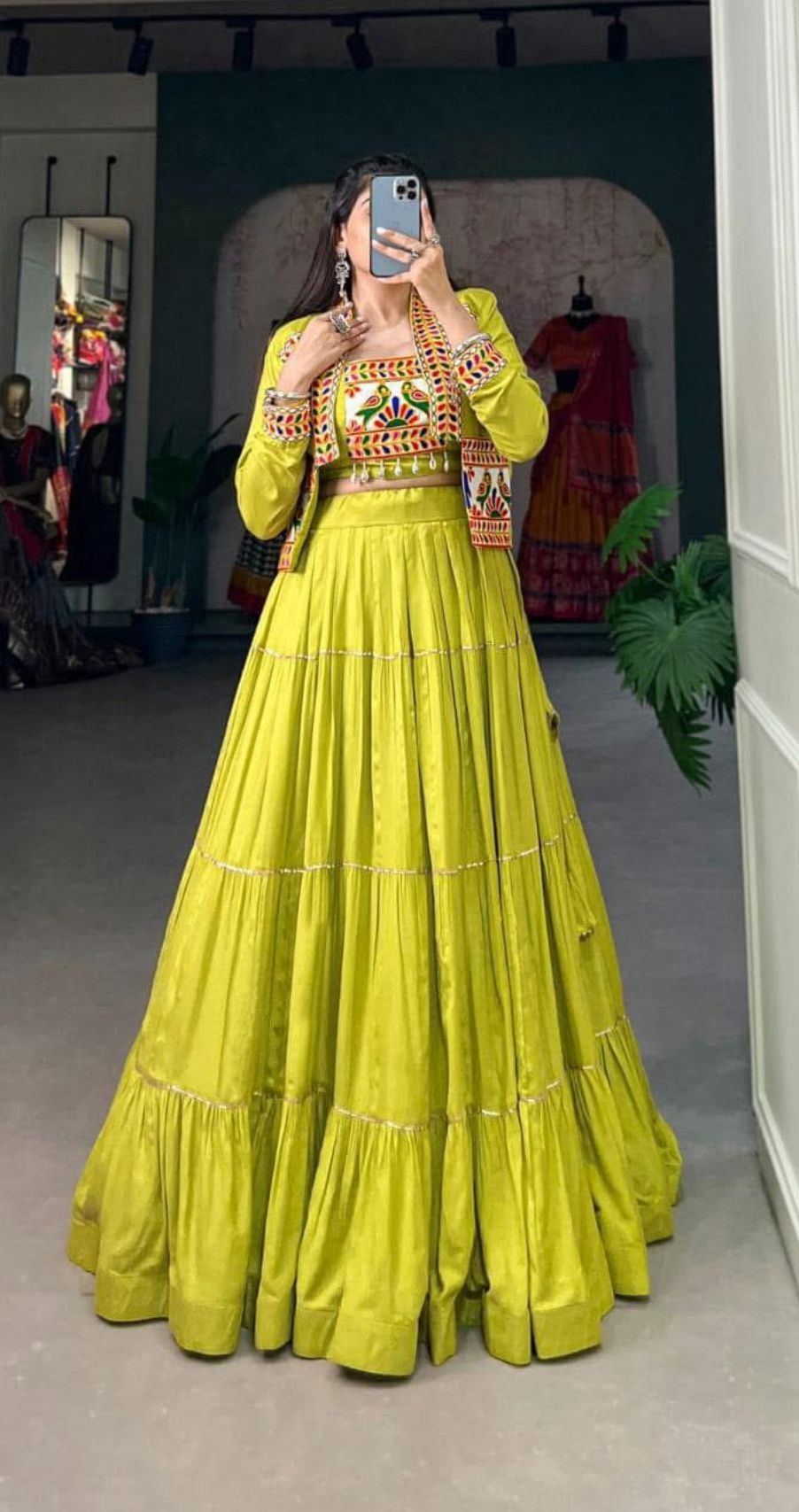 Gota Patti Navratri Lehenga Choli