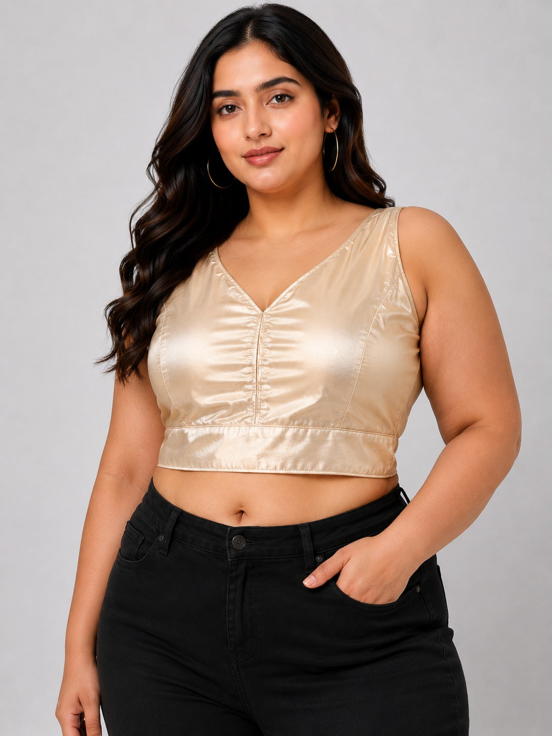 Gaji Sleeveless Blouse for Women