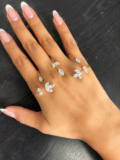 Designer Stone Palm Bracelet for Women