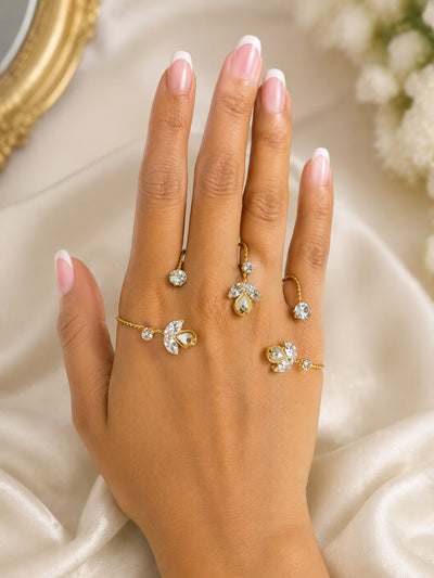 Designer Stone Palm Bracelet for Women