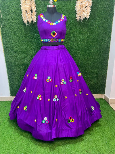 Mirror Work Lehenga Choli Set