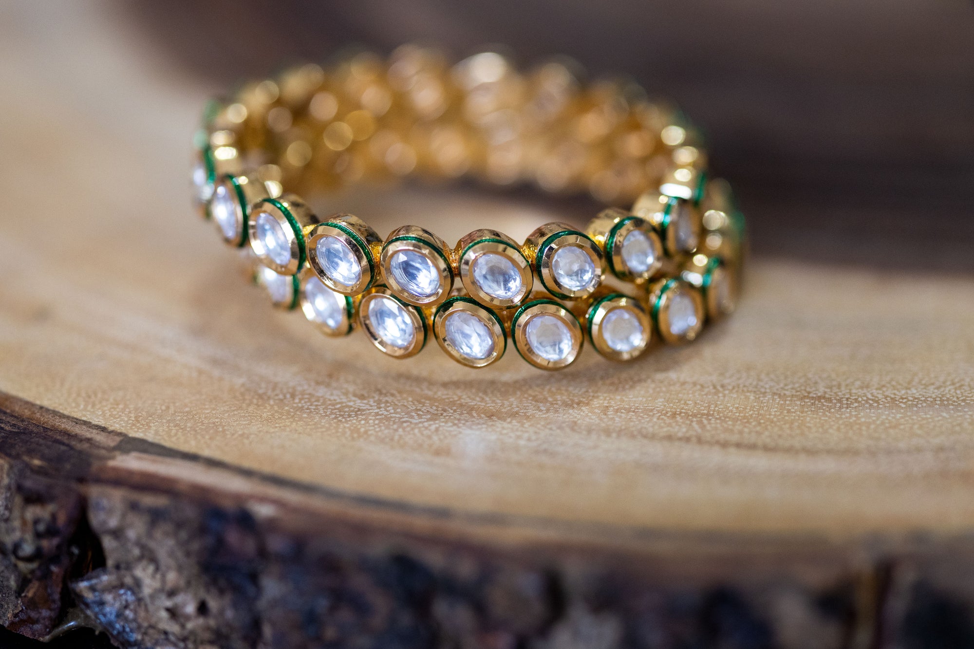 Grishma green pair bangles