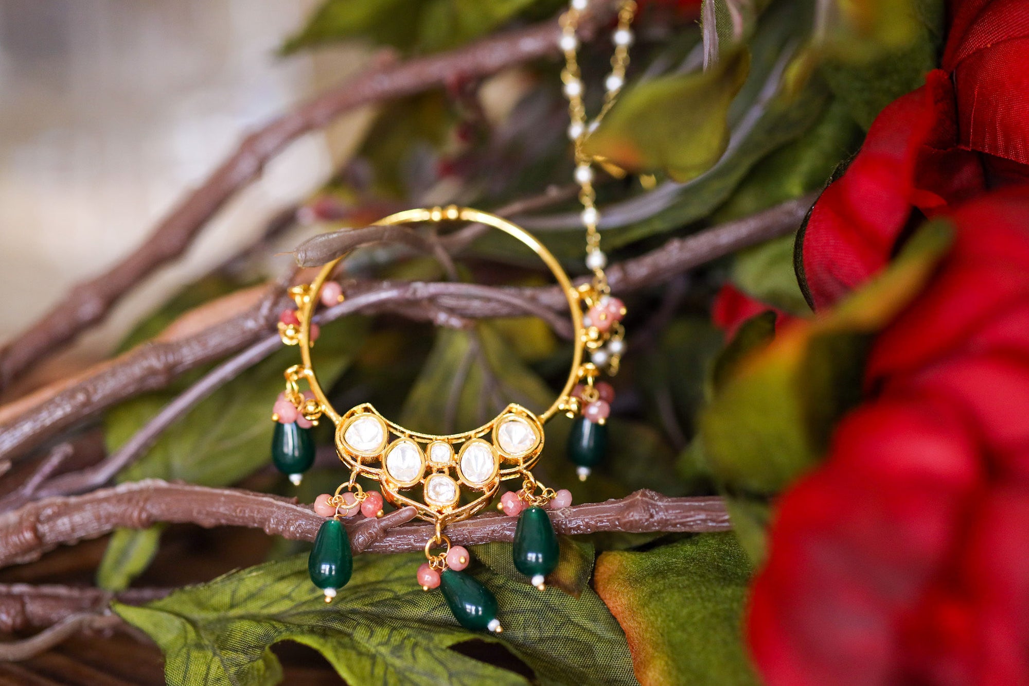 Shivalika traditional indian nose rings/nath