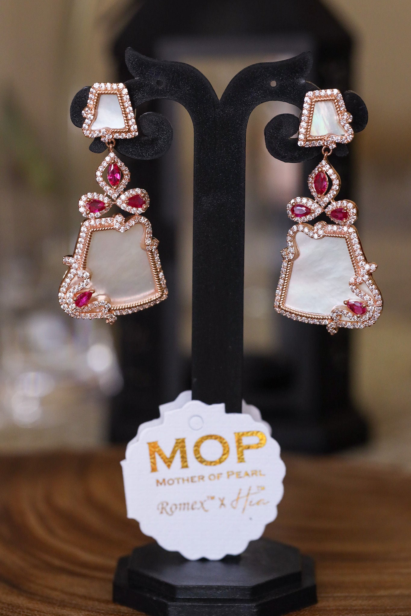 Francesca mop earrings