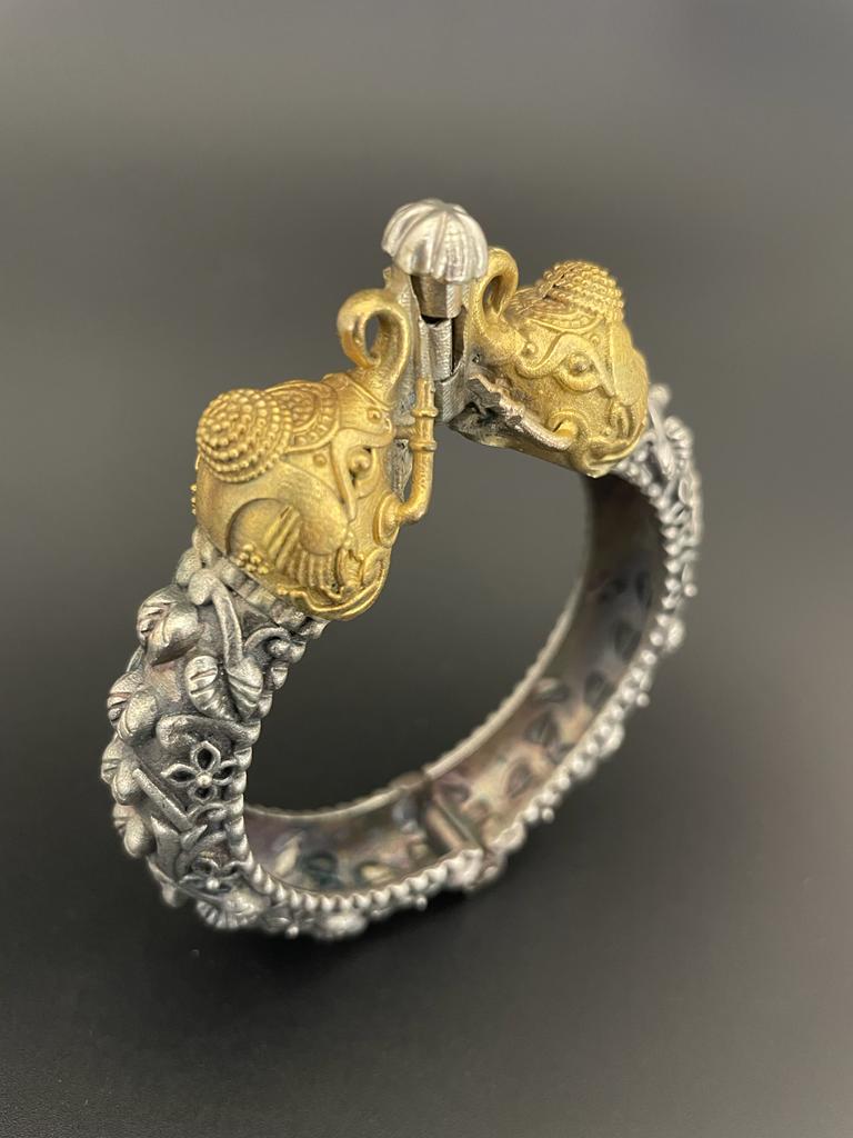 Vintage elephant kada bangle