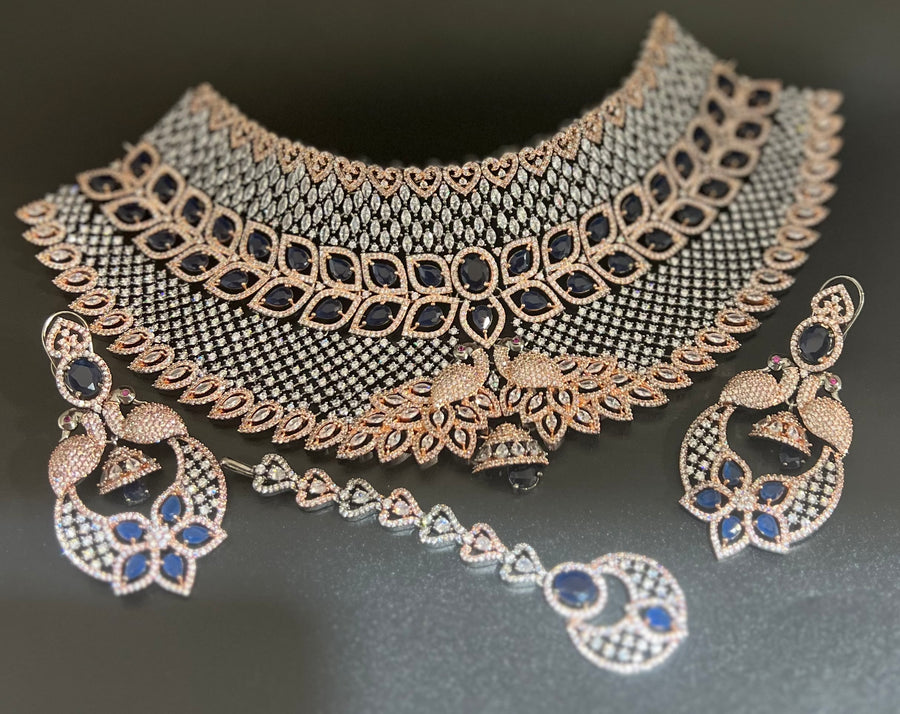 Suhana royal choker necklace set
