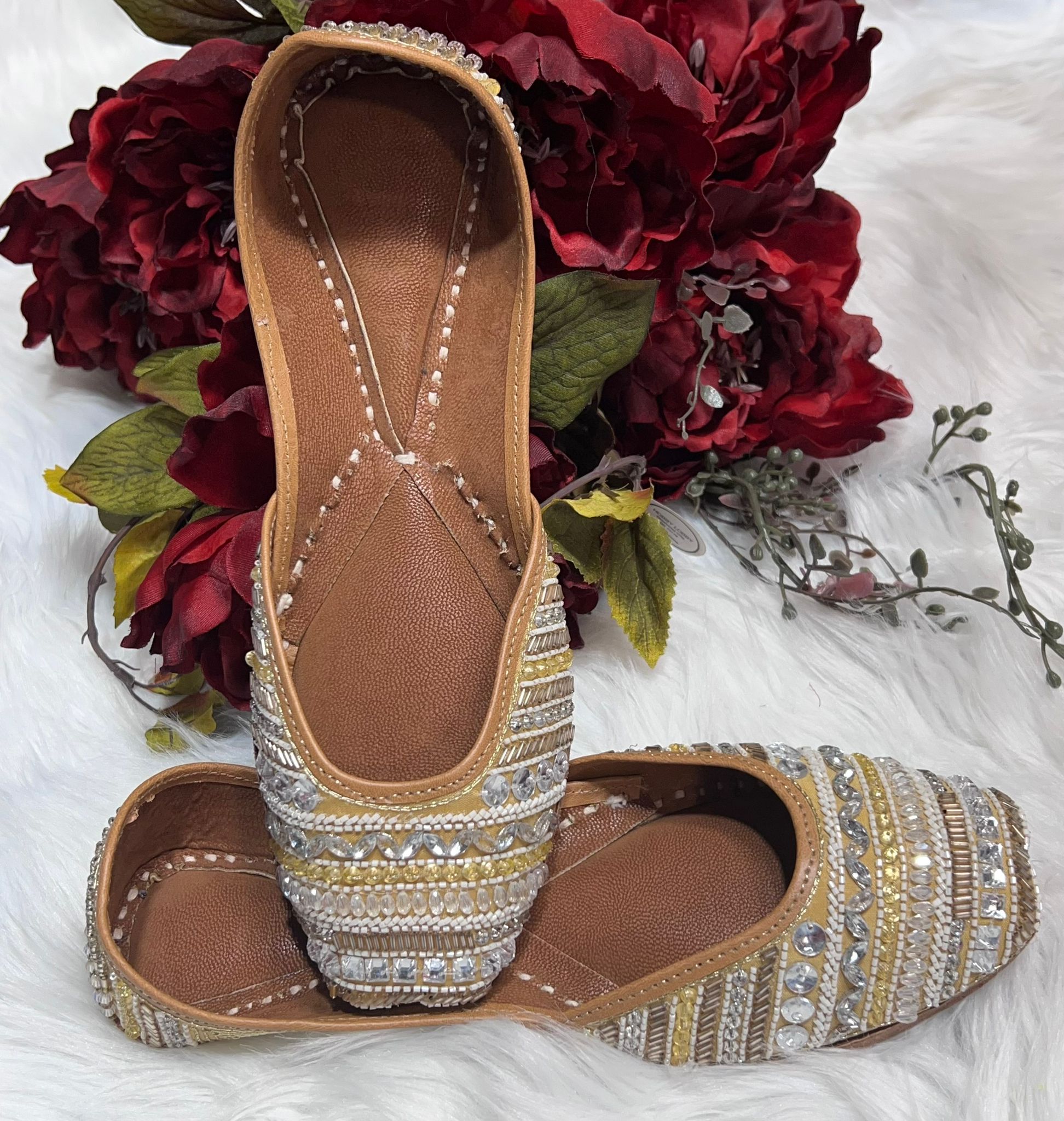 Tanya star studded designer jutti